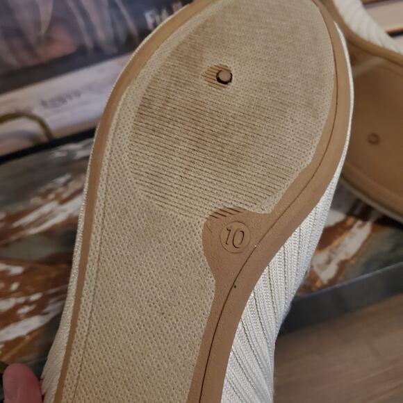 Danskin Hope knit Slip-on Ballet Flats Vegan Memory Foam Comfort Shoes US W10 - Picture 5 of 9